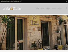 Tablet Screenshot of hoteldaettore.net